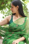 DF 176 Manjubaa Georgette Bandhni Digital Printed Sarees Wholesale Shop In Surat
